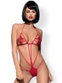 Bielizna-Luiza body czerwone  S/M