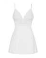 Bielizna-810-BAB-2 babydoll i stringi biała L/XL