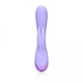 Smooth Silicone Rabbit Vibrator - Digital Lavender