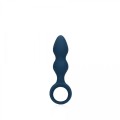 Teardrop Shaped Anal Plug - Medium - Baltic Blue