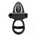 PRETTY LOVE - VIBRATION COCK RING Black, 10 vibration functions