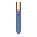 Travel Vibrator with Lube Compartment and Pump
