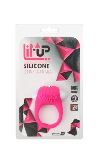 RINGS OF LOVE SILICONE STIMU RING PINK