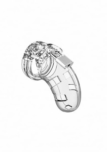 Model 01 - Chastity - 3.5"" - Cock Cage - Transparent