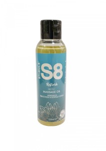 S8 Massage Oil 125ml French Plum & Egyptian Cotton