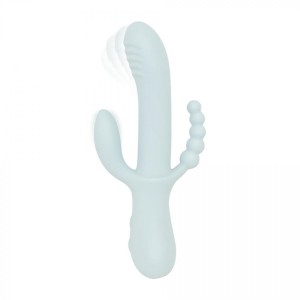 Good Vibes Only - Sage - Triple Stimulation Vibe - Blue