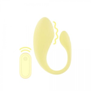 Vibrating G-Spot Vibe with Remote Control - Yellow