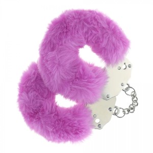 Heavy-duty Fluffy Handcuffs - Purple