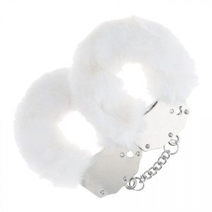 Heavy-duty Fluffy Handcuffs - White