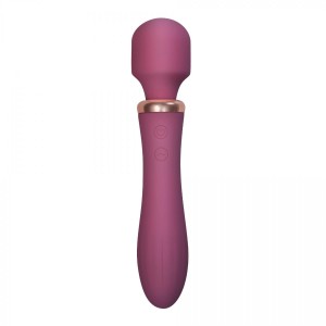 CRUSHIOUS DUAL MASSAGE WAND JINX RED WINE