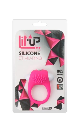 RINGS OF LOVE SILICONE STIMU RING PINK