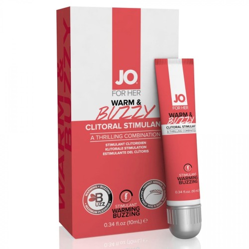 System JO - For Her Clitoral Stimulant Warming Warm &amp; Buzzy 10 ml