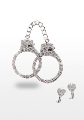 Diamond Wrist Cuffs Silver Silver