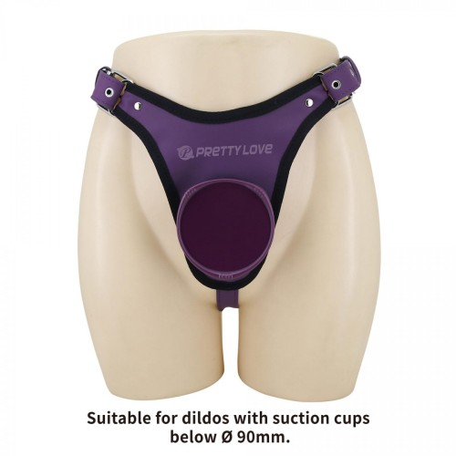 Pretty Love Caldric III Purple Universal Harness Briefs
