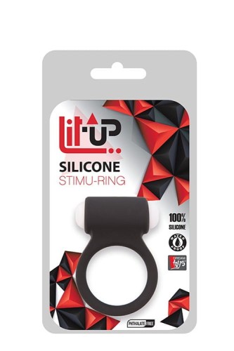 ALL TIME FAVORITES SILICONE STIMU-RING BLACK