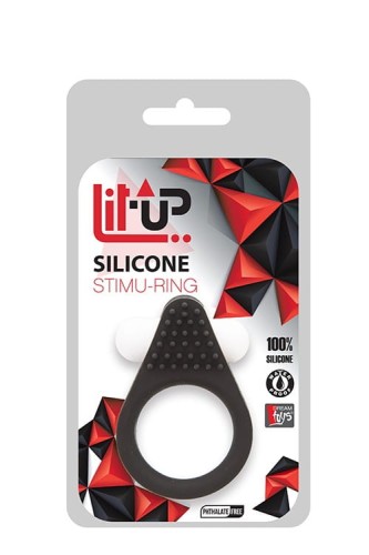 ALL TIME FAVORITES SILICONE STIMU-RING BLACK