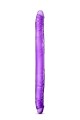 B YOURS 16INCH DOUBLE DILDO PURPLE