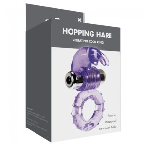 Pierścień- Me You Us Hopping Hare Cock Ring Purple