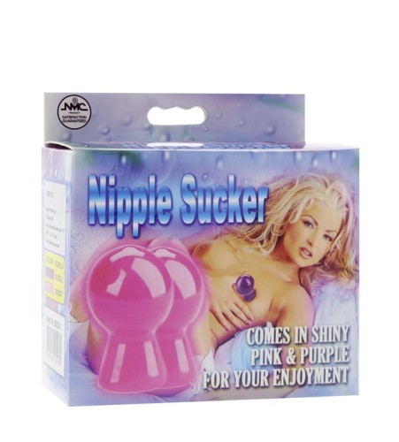 NIPPLE SUCKER PAIR IN SHINY PINK