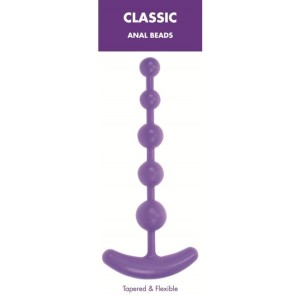 Plug/kulki- Me You Us Classic Anal Beads Purple