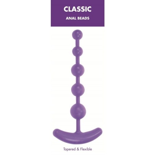 Plug/kulki- Me You Us Classic Anal Beads Purple