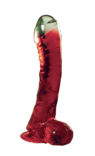 LAZY BUTTCOCK 6.5 RED DONG