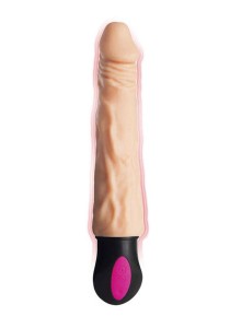 A-TOYS Vibrator with heating TPE 12 speeds bendable rechargble