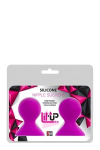 PLEASURE PUMPS NIPPLE SUCKERS PINK