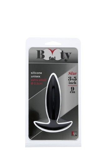 CHEEKY LOVE ANAL PLUG XTRA SMALL BLACK