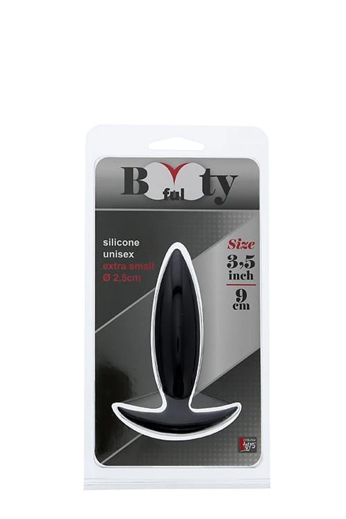 CHEEKY LOVE ANAL PLUG XTRA SMALL BLACK