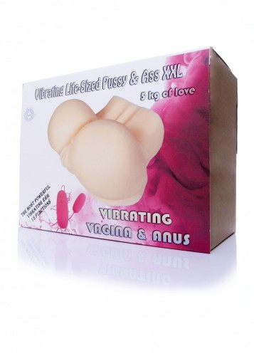 Masturbator-Vibrating Life-Sized Pussy &amp; Ass XXL