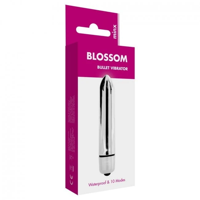 Wibrator- Me You Us Blossom 10 Mode Bullet Vibrator Silver