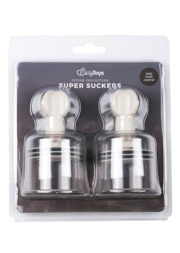 Pompka-Nipple &amp; Clit Suckers Large 2 pcs