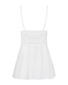 Bielizna-810-BAB-2 babydoll i stringi biała L/XL
