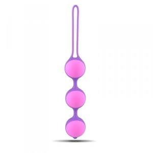 Kulki-Palline Vaginali Bi-Balls Triple Purple