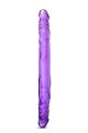 B YOURS 14INCH DOUBLE DILDO PURPLE