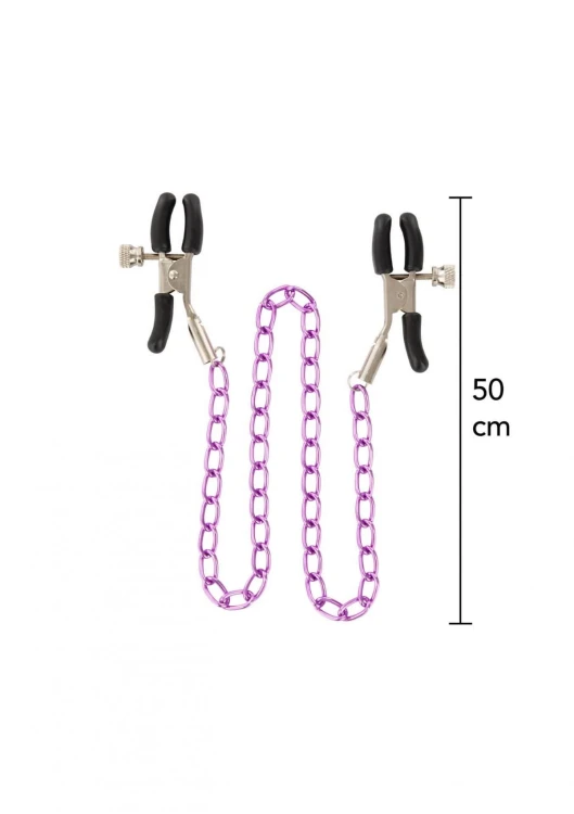Stimulating Nipple Chain Metal