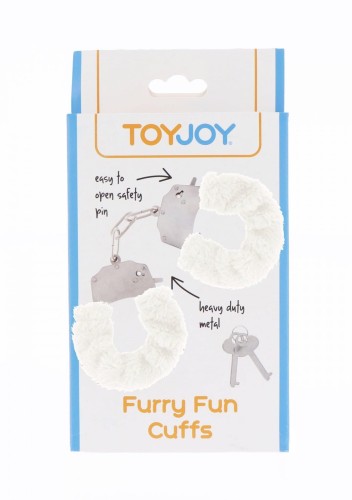 Furry Fun Cuffs White