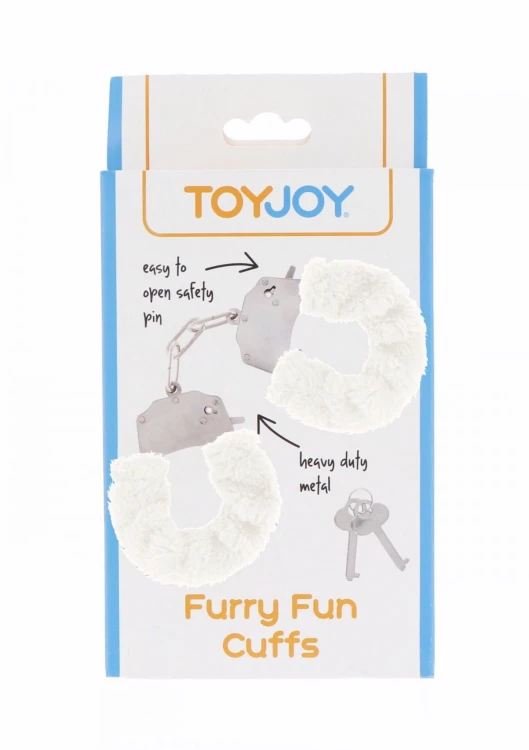 Furry Fun Cuffs White