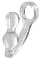 Power Plug &amp; Penisring Transparent