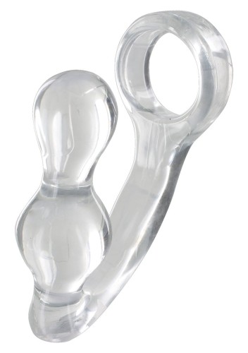 Power Plug &amp; Penisring Transparent