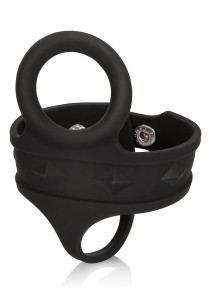 Silicone 3-Snap Ball Spreader Black