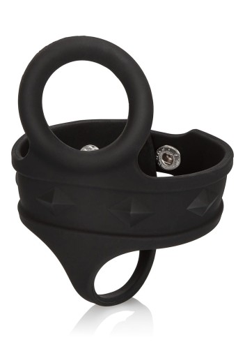 Silicone 3-Snap Ball Spreader Black