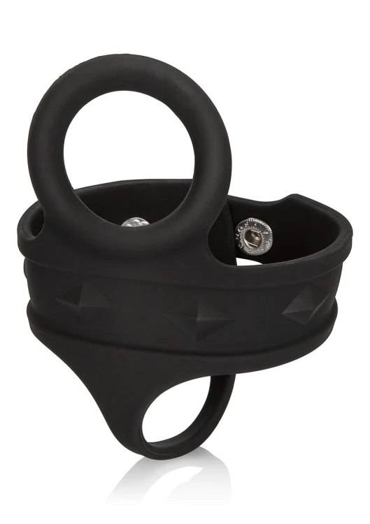 Silicone 3-Snap Ball Spreader Black