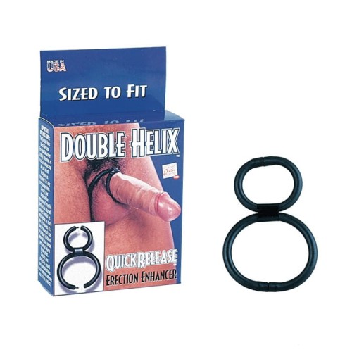 Quick Release Double Helix Black
