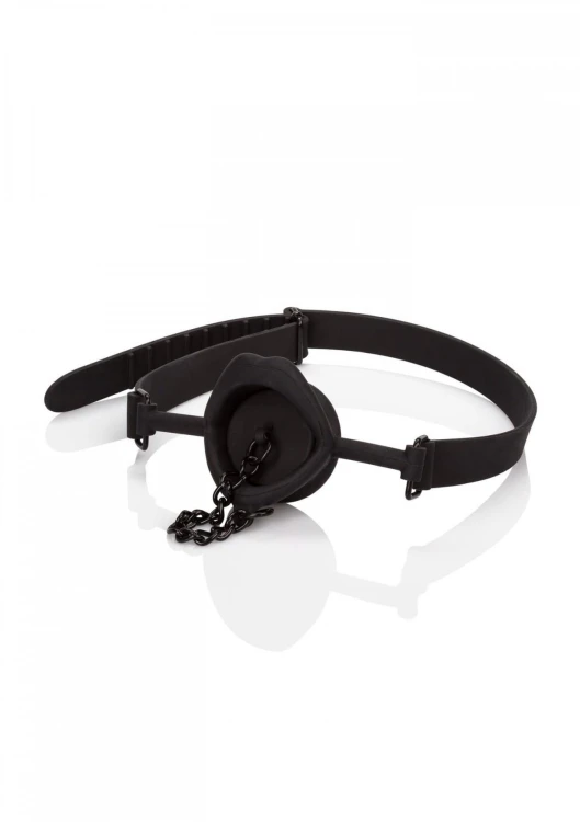 Scandal Silicone Stopper Gag Black