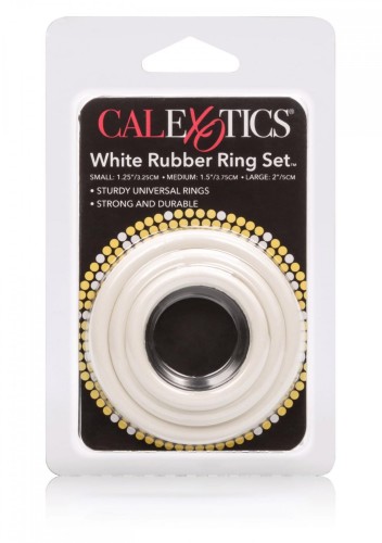 Rubber Ring - 3 Piece Set White