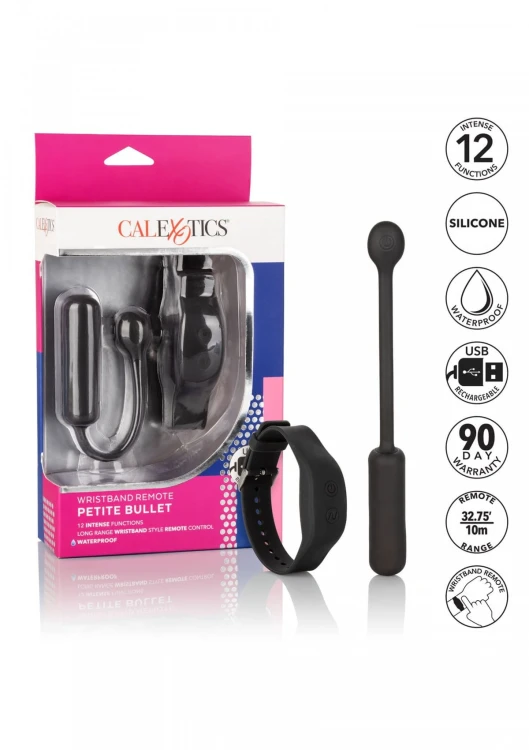 Wristband Remote Petite Bullet Black