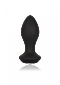 Vibrating Petite Crystal Probe Black