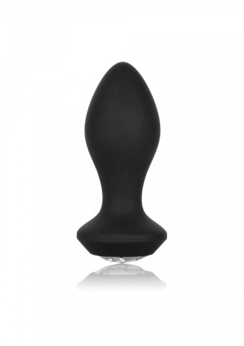 Vibrating Petite Crystal Probe Black